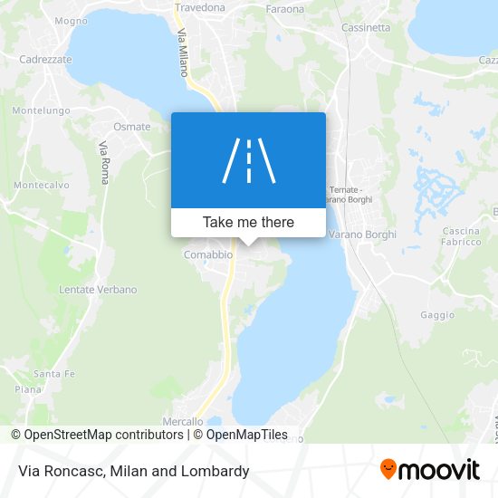 Via Roncasc map
