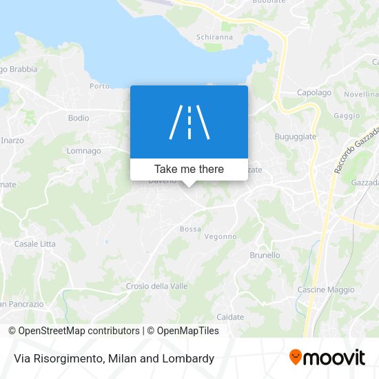Via Risorgimento map