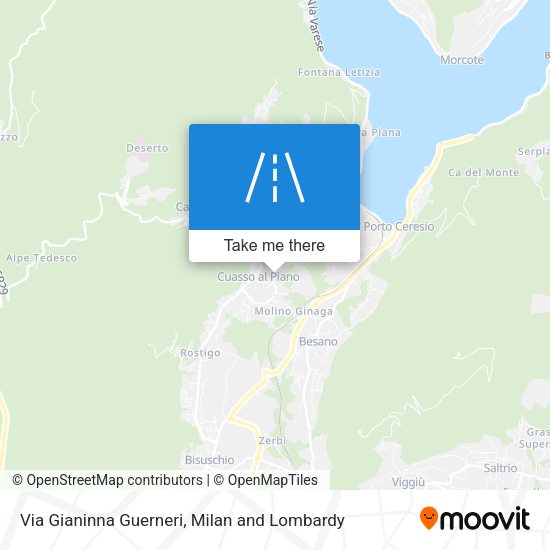 Via Gianinna Guerneri map