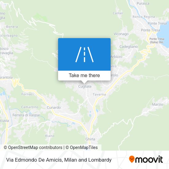 Via Edmondo De Amicis map