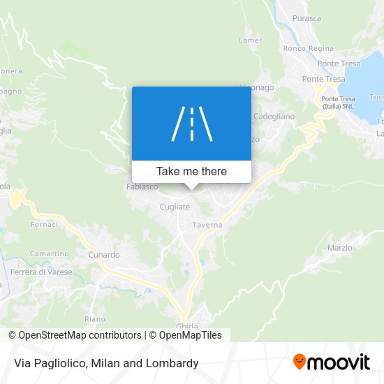 Via Pagliolico map