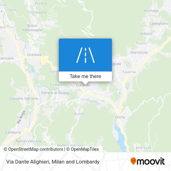 Via Dante Alighieri map