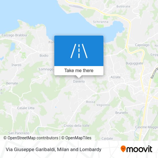 Via Giuseppe Garibaldi map