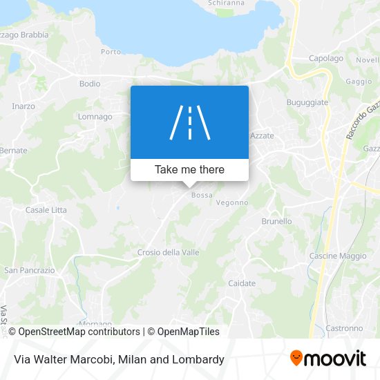 Via Walter Marcobi map