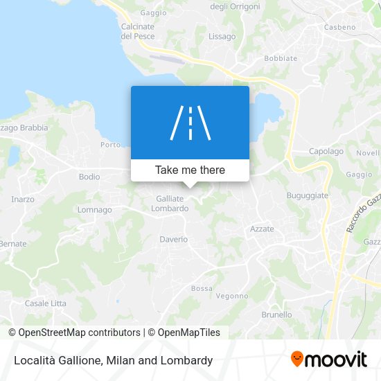 Località Gallione map