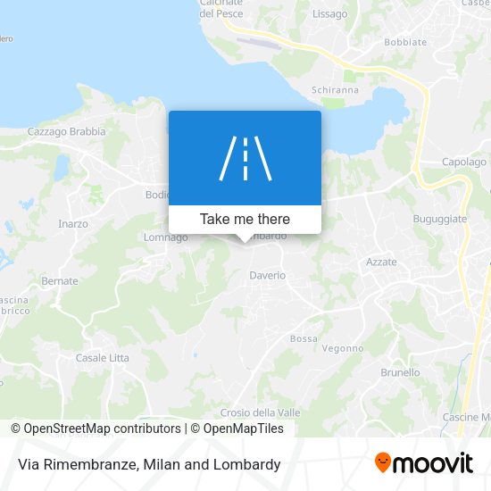 Via Rimembranze map