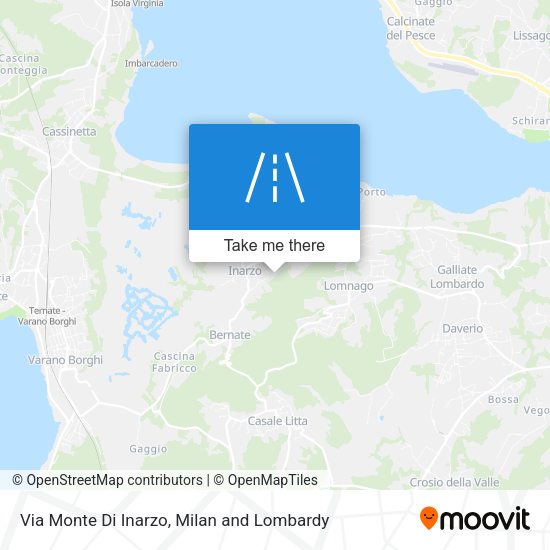 Via Monte Di Inarzo map