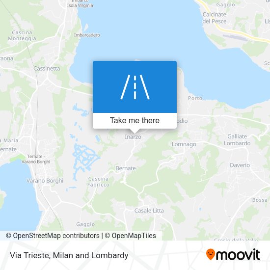 Via Trieste map
