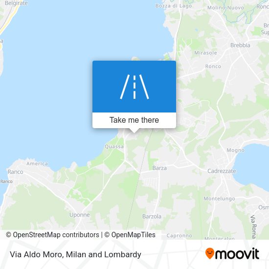 Via Aldo Moro map