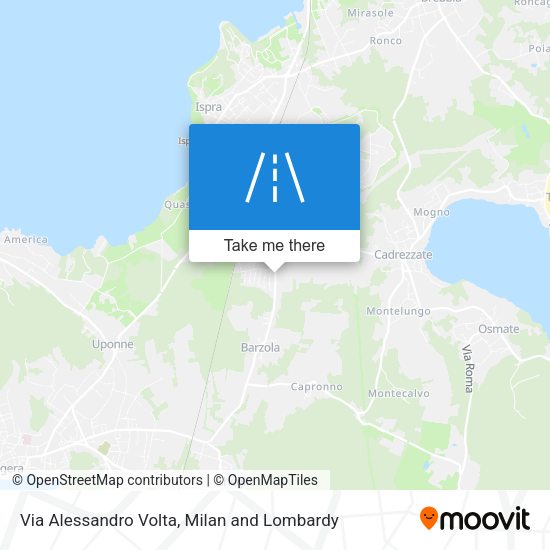 Via Alessandro Volta map