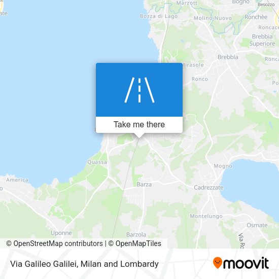 Via Galileo Galilei map