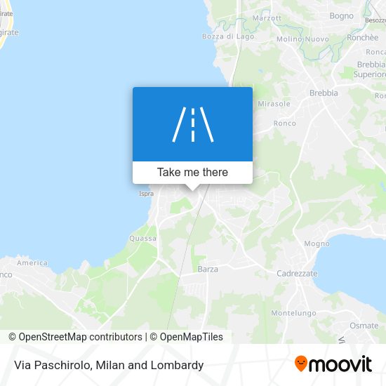 Via Paschirolo map