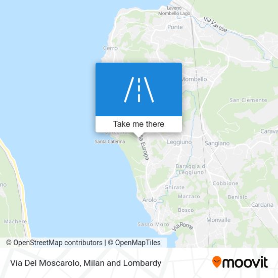 Via Del Moscarolo map