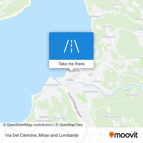 Via Del Carmine map