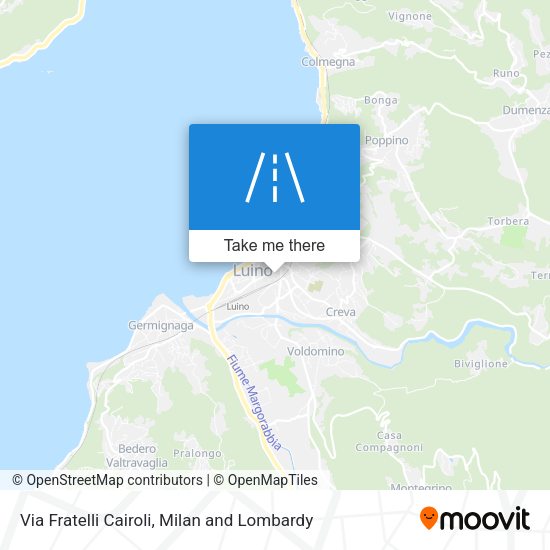 Via Fratelli Cairoli map