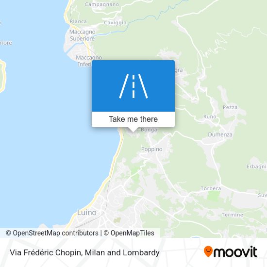 Via Frédéric Chopin map