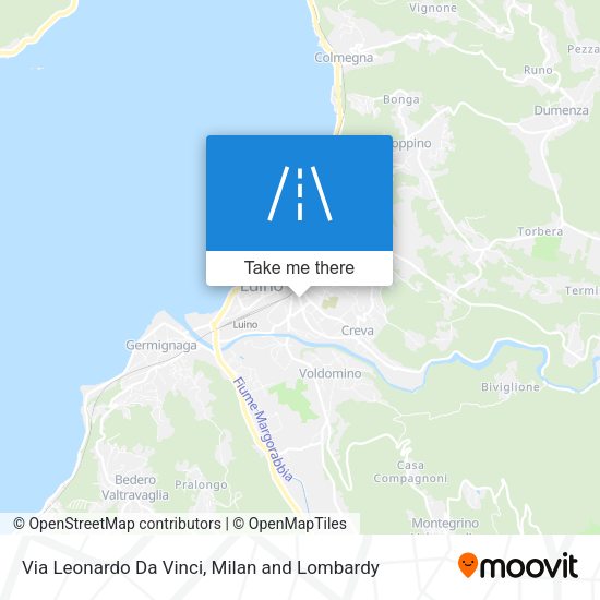 Via Leonardo Da Vinci map