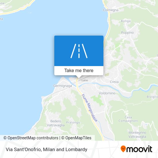 Via Sant'Onofrio map