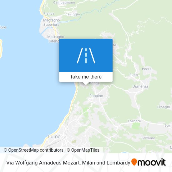 Via Wolfgang Amadeus Mozart map