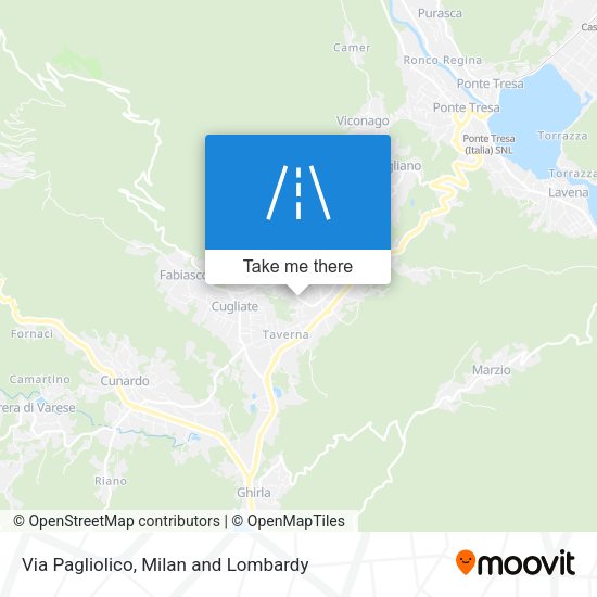 Via Pagliolico map