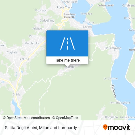 Salita Degli Alpini map