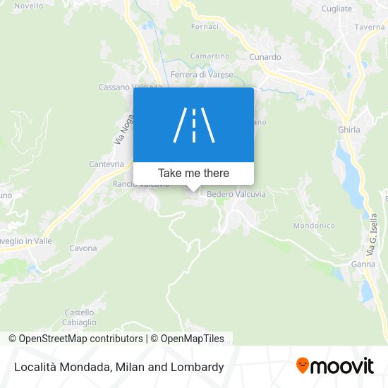 Località Mondada map