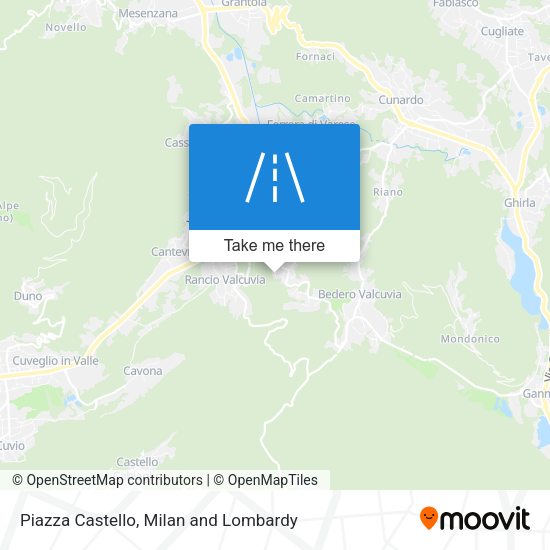 Piazza Castello map