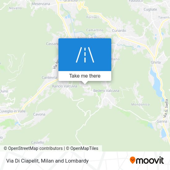 Via Di Ciapelit map