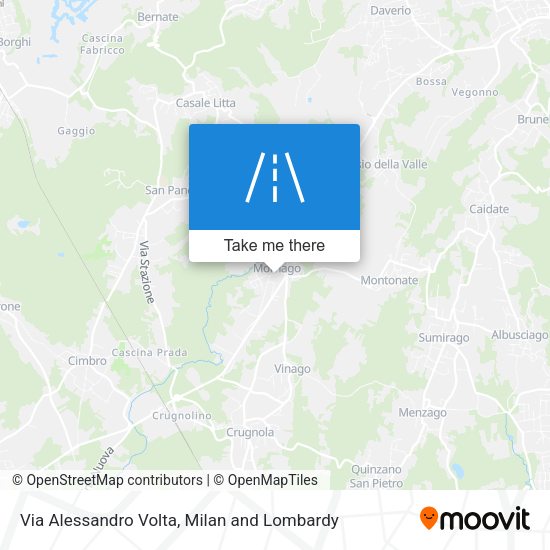 Via Alessandro Volta map