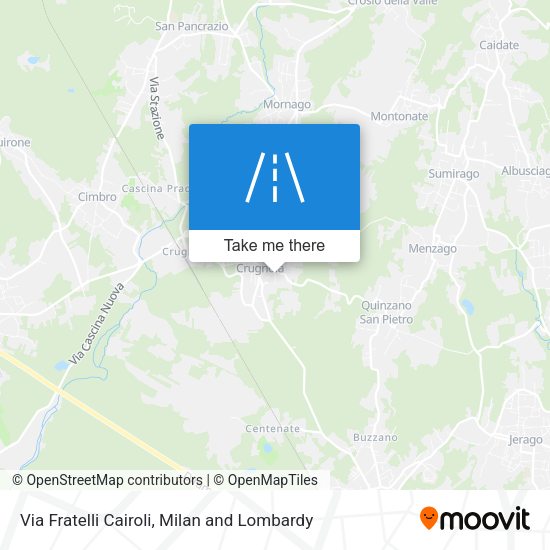 Via Fratelli Cairoli map