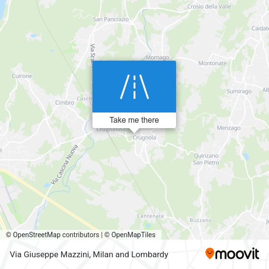 Via Giuseppe Mazzini map