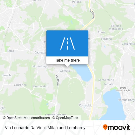 Via Leonardo Da Vinci map