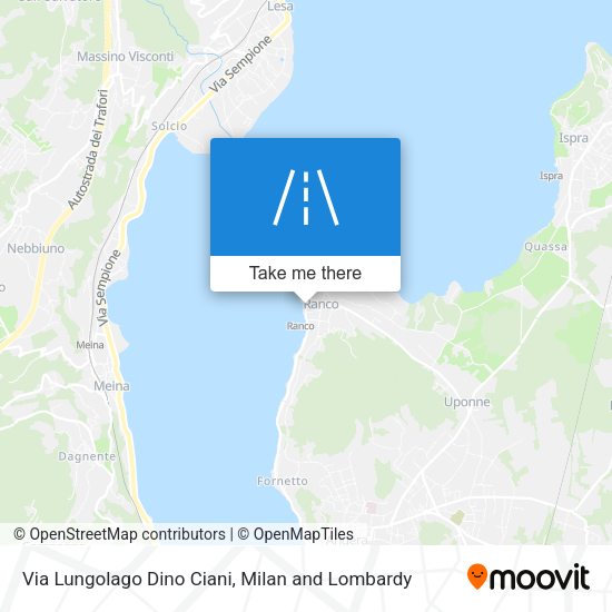 Via Lungolago Dino Ciani map