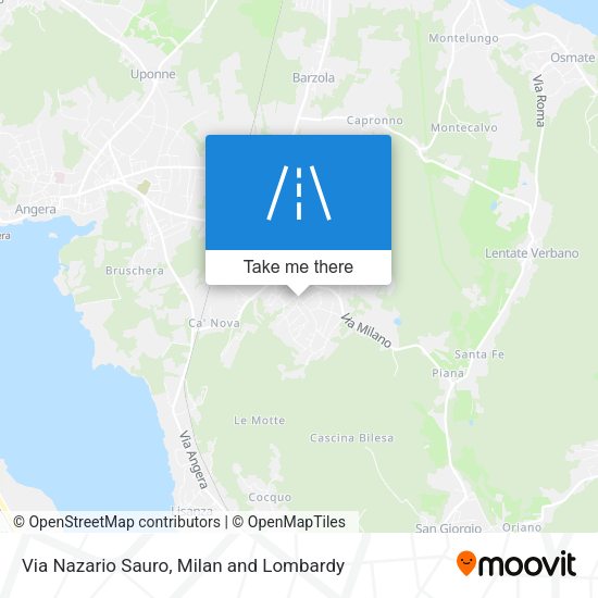 Via Nazario Sauro map