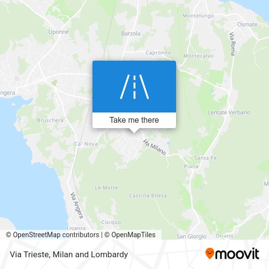 Via Trieste map
