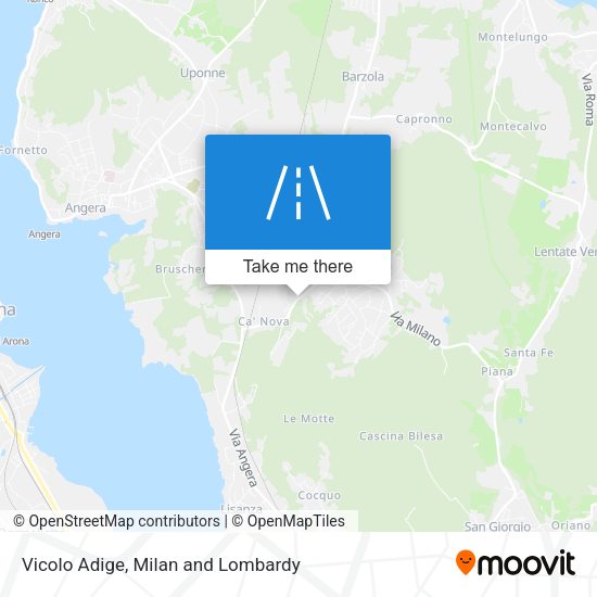 Vicolo Adige map
