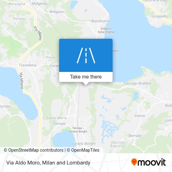 Via Aldo Moro map