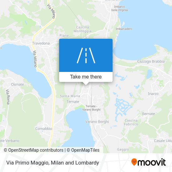 Via Primo Maggio map