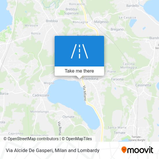Via Alcide De Gasperi map