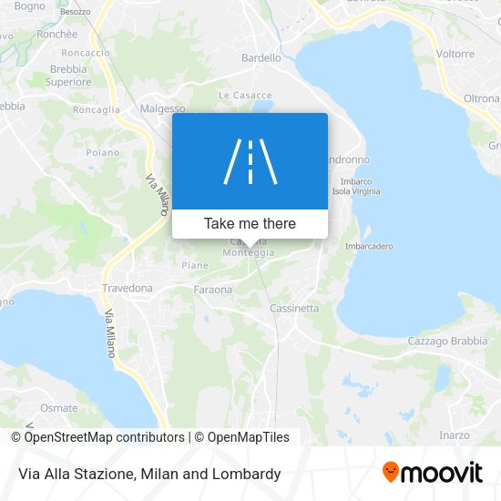 Via Alla Stazione map