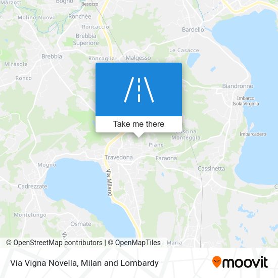 Via Vigna Novella map