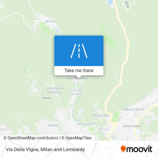 Via Della Vigna map