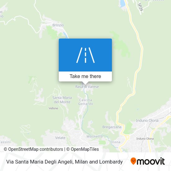 Via Santa Maria Degli Angeli map