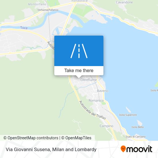 Via Giovanni Susena map