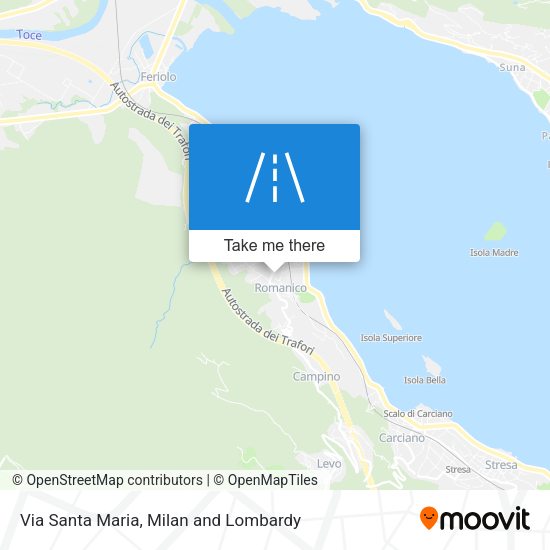 Via Santa Maria map