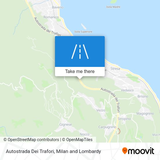 Autostrada Dei Trafori map