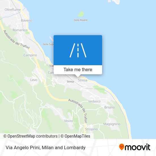 Via Angelo Prini map