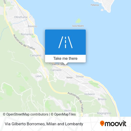 Via Gilberto Borromeo map