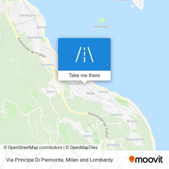 Via Principe Di Piemonte map