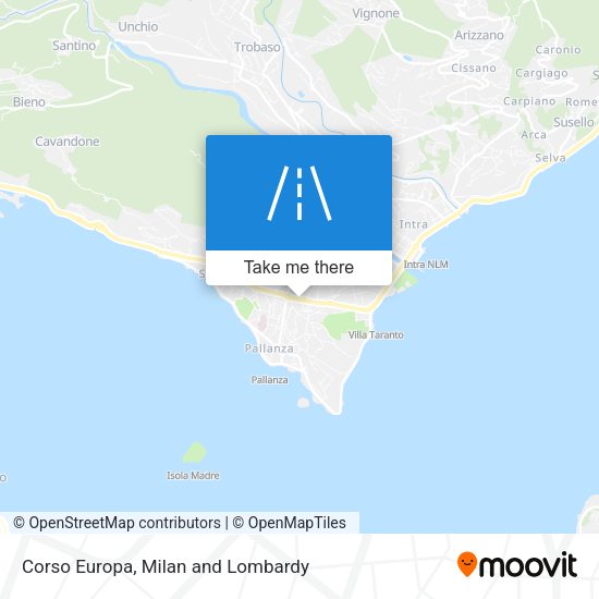 Corso Europa map
